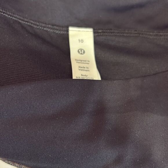 LULULEMON Speed Up Low rise shorts 2.5" lined Sz 10 MBHL BLK NWT$68 - Picture 5 of 5